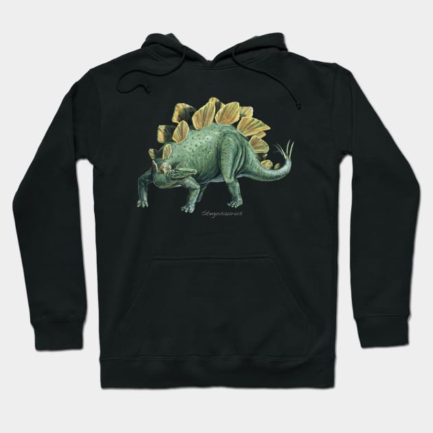 Stegosaurus Hoodie by davidroland